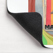 Rabbit Just Chilling Sommerzeit Mousepad (Ecke)