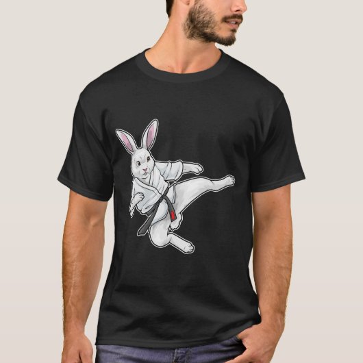 Rabbit Karate Martial arts T-Shirt (Vorderseite)