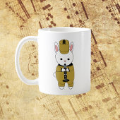 Rabbit-Klarinette Gold Black Kaffeetasse
