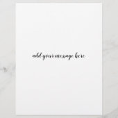 Rabbit  Lino Style Change of Address Card  Flyer (Hinten)