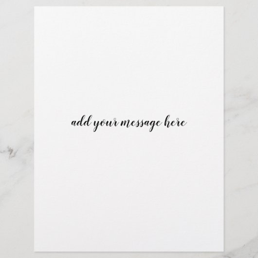 Rabbit  Lino Style Change of Address Card  Flyer (Hinten)