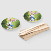 Rabbit Logo Black Guest Book Fächer (Non-assembled)