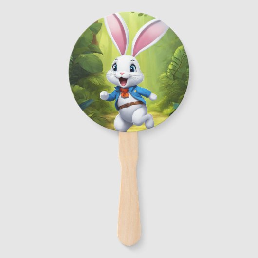 Rabbit Logo Black Guest Book Fächer (Vorderseite)