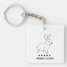 Rabbit Lover, einfaches Design