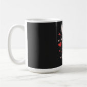 Rabbit Lover Heart Girl Kaffeetasse (Links)