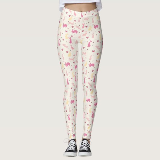 Rabbit Lover Leggings (Vorderseite)