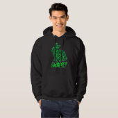 Rabbit Lucky Buffallo Sham Rocked Green St Patrick Hoodie (Vorne ganz)