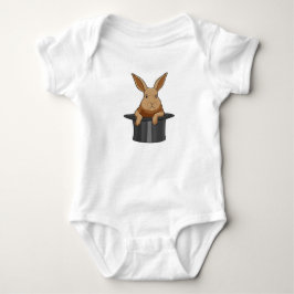 Rabbit Magician Magician Hut Baby Strampler