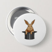 Rabbit Magician Magician Hut Button (Vorne & Hinten)