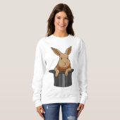 Rabbit Magician Magician Hut Sweatshirt (Vorne ganz)