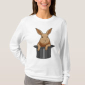 Rabbit Magician Magician Hut T-Shirt (Vorderseite)
