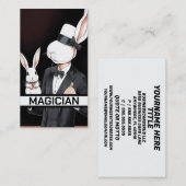 Rabbit Magician Visitenkarte (Vorne/Hinten)