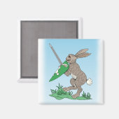 Rabbit Magnet (Vorderseite/Rückseite)