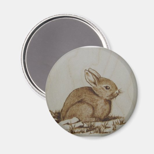 Rabbit Magnet - Coniglietto calamita (Vorderseite/Rückseite)