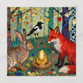 Rabbit, Magpie, Fox and “The Golden Goose Egg” Einladung