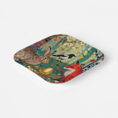 Rabbit, Magpie, Fox and “The Golden Goose Egg” Pappteller (Gewinkelt)