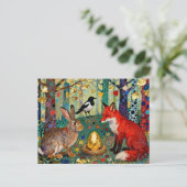 Rabbit, Magpie, Fox and “The Golden Goose Egg” Postkarte (Stehend Vorderseite)