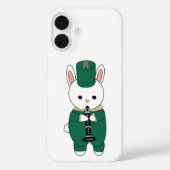 Rabbit Marching Band Klarinette Green Gold Case-Mate iPhone Hülle (Rückseite)