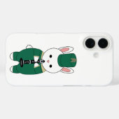 Rabbit Marching Band Klarinette Green Gold Case-Mate iPhone Hülle (Rückseite (Horizontal))