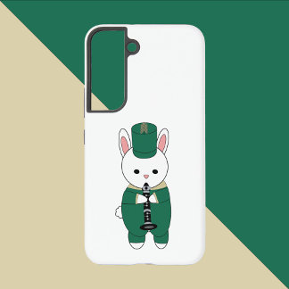 Rabbit Marching Band Klarinette Green Gold Samsung Galaxy Hülle