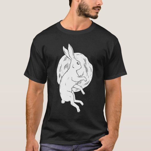 Rabbit Moon T-Shirt (Vorderseite)