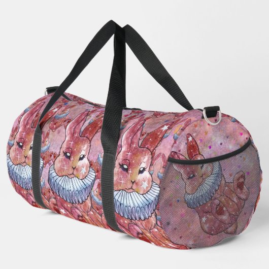 Rabbit named Ladybug Duffle Bag (Rechte Ecke)