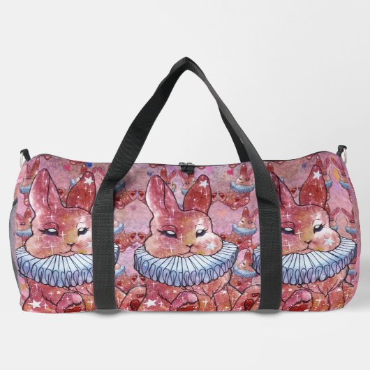 Rabbit named Ladybug Duffle Bag (Rückseite)