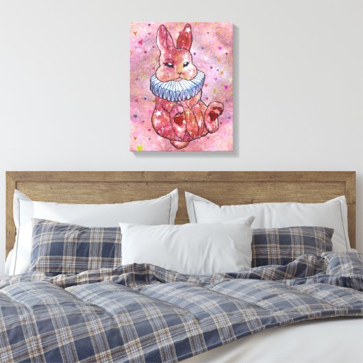 Rabbit named Ladybug Leinwanddruck (Insitu (Schlafzimmer))