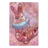 Rabbit named Ladybug Mini Klemmbrett (Rückseite)
