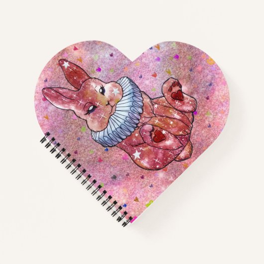 Rabbit named Ladybug Notizblock (Vorderseite)