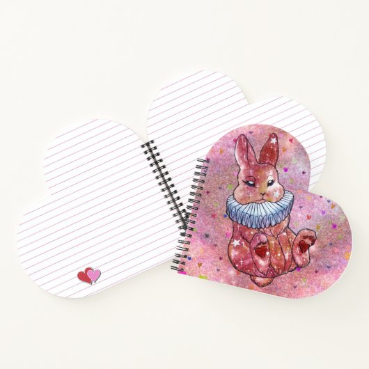 Rabbit named Ladybug Notizblock (Innenseite)