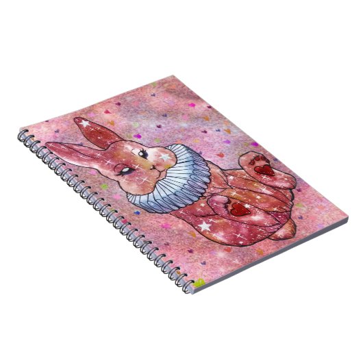 Rabbit named Ladybug Notizblock (Rechte Seite)