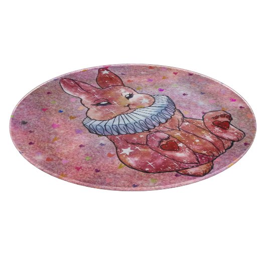 Rabbit named Ladybug Schneidebrett (Ecke)