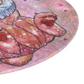 Rabbit named Ladybug Schneidebrett (Ecke)