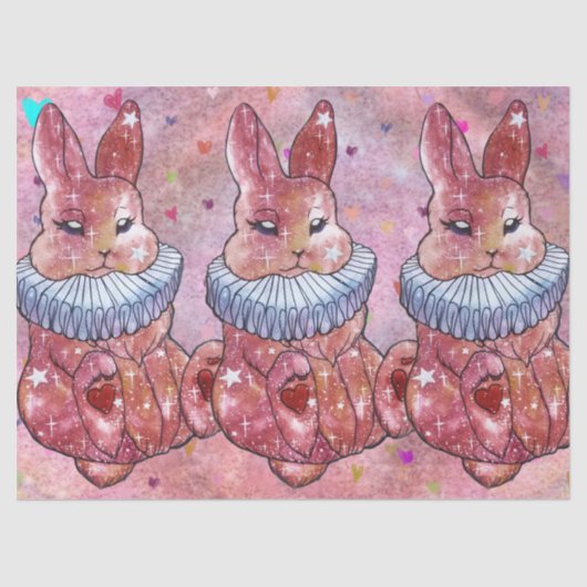 Rabbit named Ladybug Seidenpapier (Vorderseite)