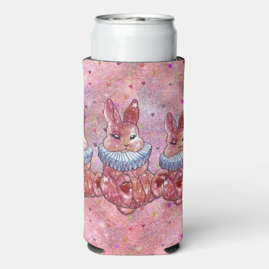 Rabbit named Ladybug Selters Dosenkühler (Seltzer Rückseite)
