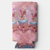 Rabbit named Ladybug Selters Dosenkühler (Rückseite)