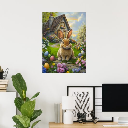 Rabbit Oaster Bunny Poster (Heimbüro)