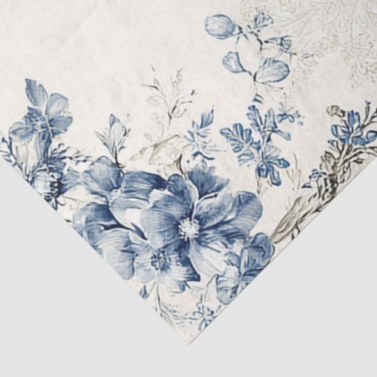 Rabbit Pair Three Tissue Paper Seidenpapier (Ausschnitt)