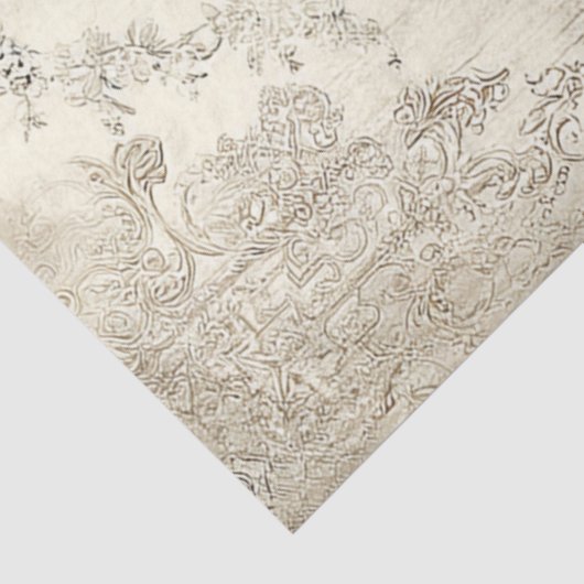 Rabbit Pair Two Tissue Paper Seidenpapier (Ausschnitt)