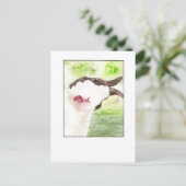 Rabbit Pet Selfie - DNM Postkarten (Stehend Vorderseite)