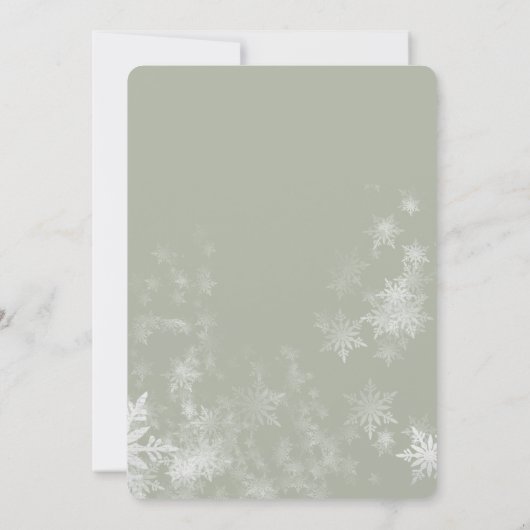 Rabbit Peter С Weihnachten Einladung (Rückseite)