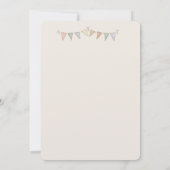 Rabbit Peter Baby Dusche Einladung (Rückseite)