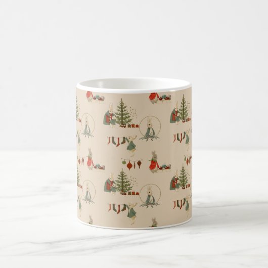 Rabbit Peter Christmas Tasse (Mittel)