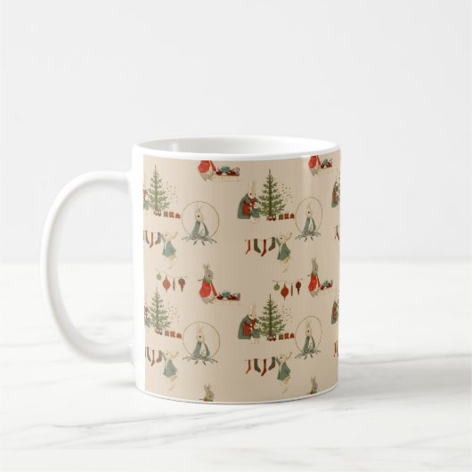 Rabbit Peter Christmas Tasse (Links)