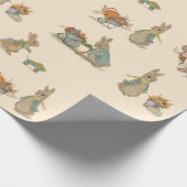 Rabbit Peter Herbstwrapping Papier Geschenkpapier (Ecke)