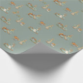 Rabbit Peter Herbstwrapping Papier Geschenkpapier (Ecke)