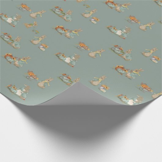 Rabbit Peter Herbstwrapping Papier Geschenkpapier (Ecke)