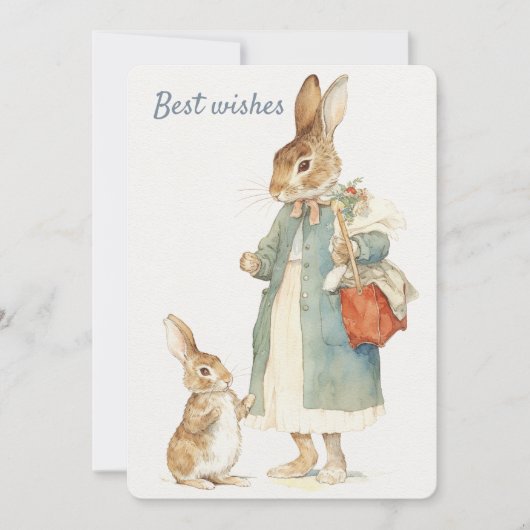 Rabbit Peter Mother`s Day Card Feiertagskarte (Vorderseite)
