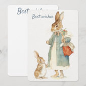Rabbit Peter Mother`s Day Card Feiertagskarte (Vorne/Hinten)
